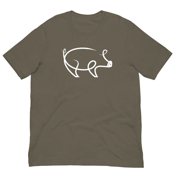 Funny Gay Pig Humor Unisex T-shirt