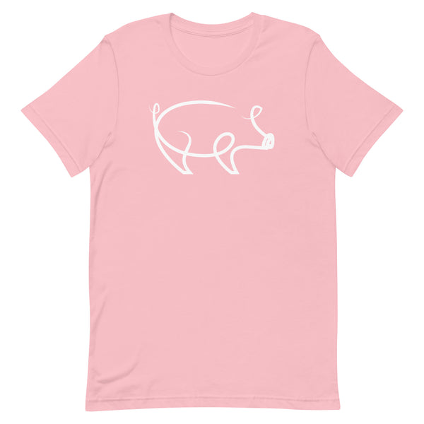 Funny Gay Pig Humor Unisex T-shirt