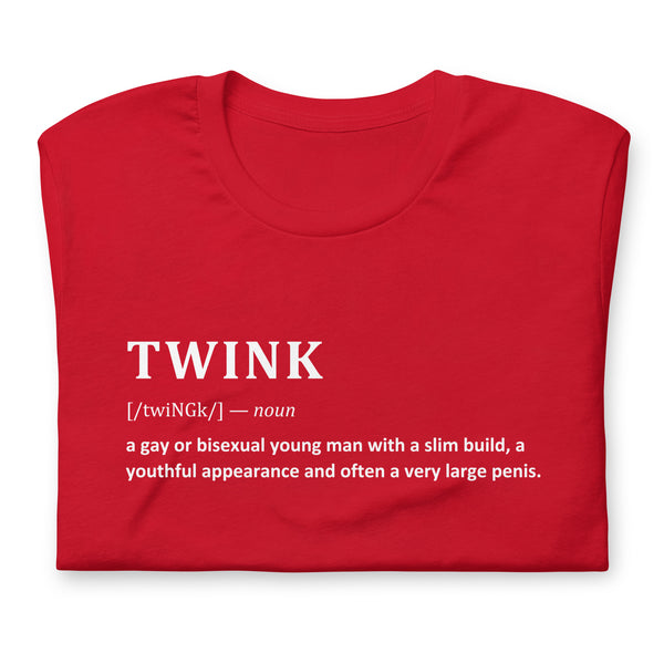 TWINK Funny Gay Humor Unisex T-shirt