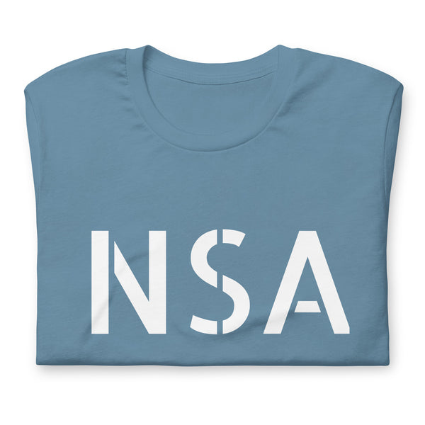 Funny Gay Humor NSA Unisex T-Shirt