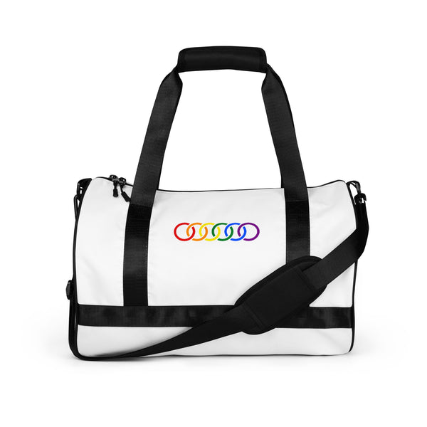 Gay Pride Rainbow Circles LGBTQ+ Gym Bag
