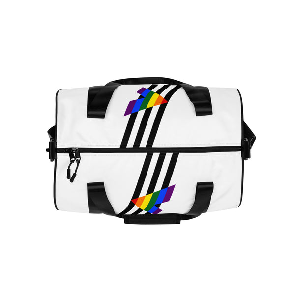 Ally Diagonal Flag Colors LGBTQ+ Gym Bag
