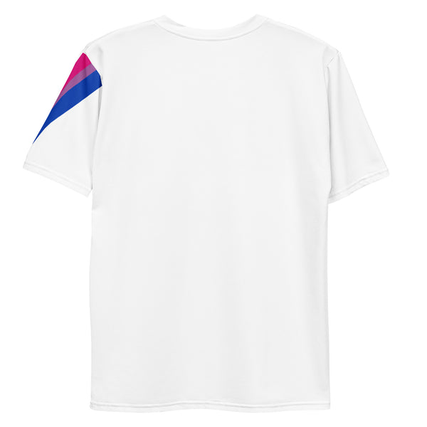 Bisexual Diagonal Flag Colors LGBTQ+ Men's T-Shirt