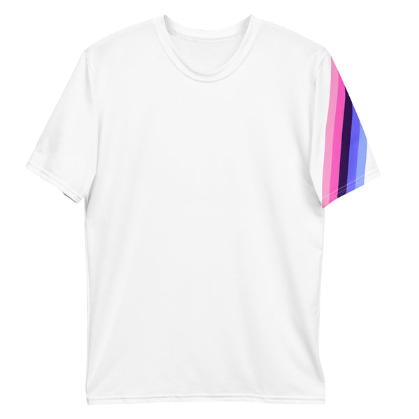 Omnisexual Diagonal Flag Colors LGBTQ+ Men's T-Shirt