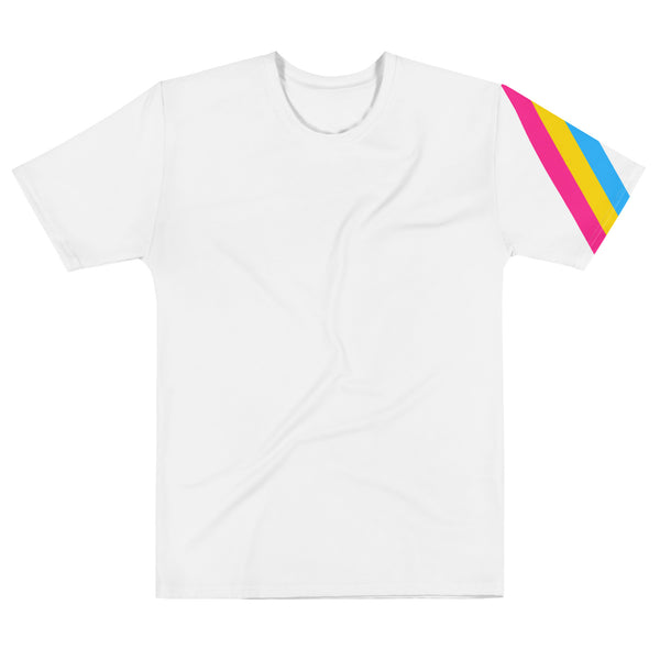 Pansexual Diagonal Flag Colors LGBTQ+ Men's T-Shirt