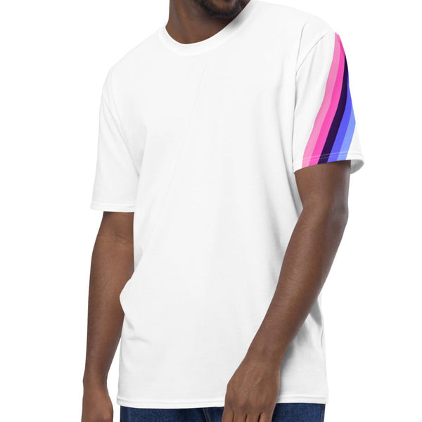 Omnisexual Diagonal Flag Colors LGBTQ+ Men's T-Shirt