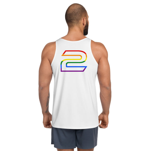 Light Human Too LGBTQ+ Gay Pride Men's Tank Top