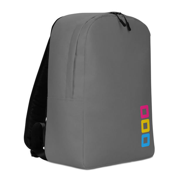 Pansexual Pride Rounded Squares LGBTQ+ Minimalist Backpack