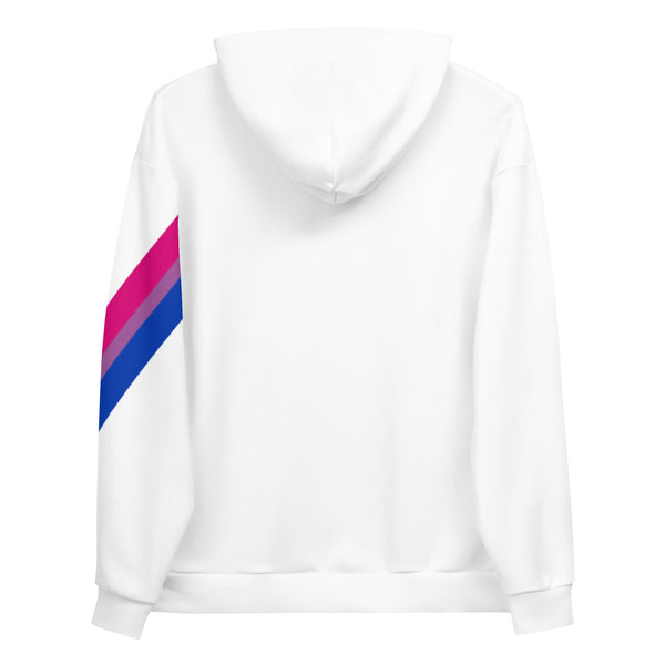 Bisexual Diagonal Flag Colors LGBTQ+ Unisex Hoodie