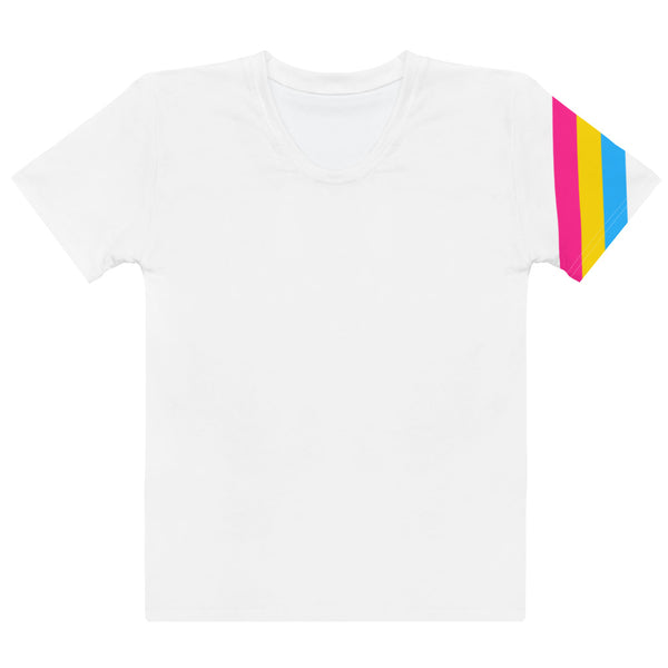 Pansexual Diagonal Flag Colors LGBTQ+ Women's T-Shirt