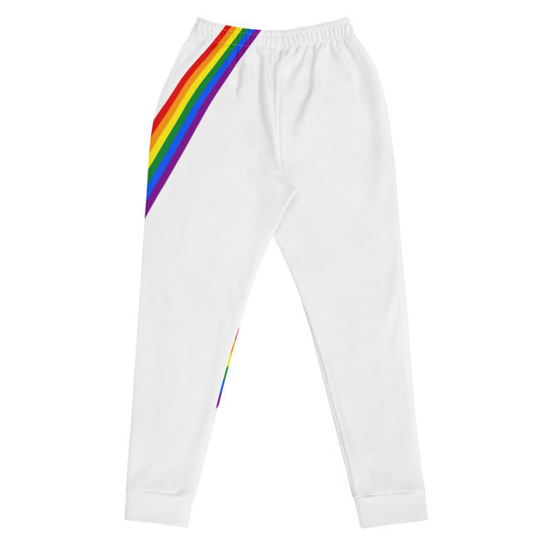 Gay Pride Diagonal Rainbow Flag LGBTQ+ Women's Joggers