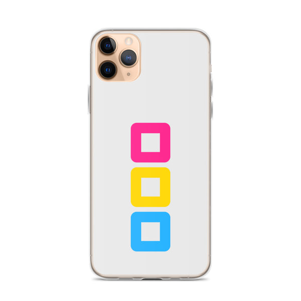Pansexual Pride Rounded Squares LGBTQ+ iPhone Case