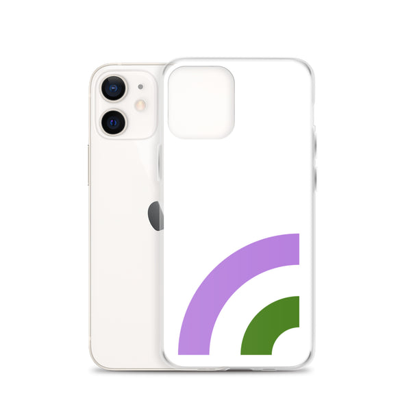 Genderqueer Pride Arched Flag LGBTQ+ iPhone Case