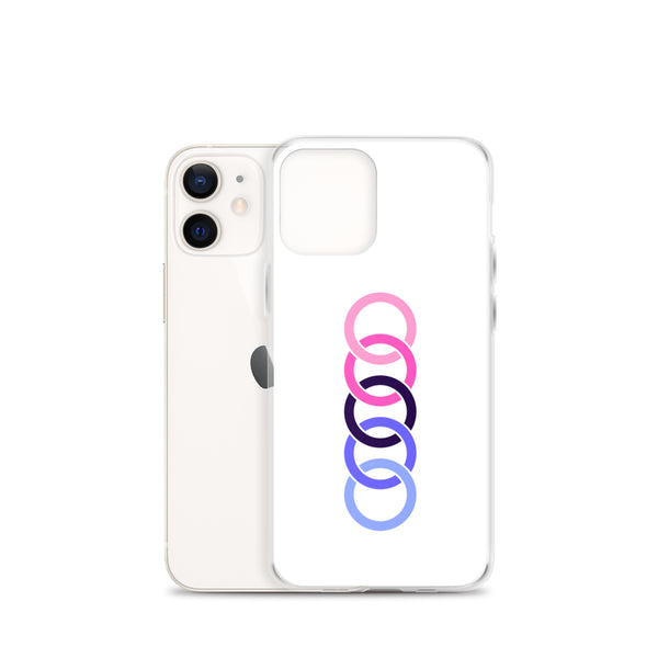 Omnisexual Pride Colors Vertical Circles LGBTQ+ iPhone Case