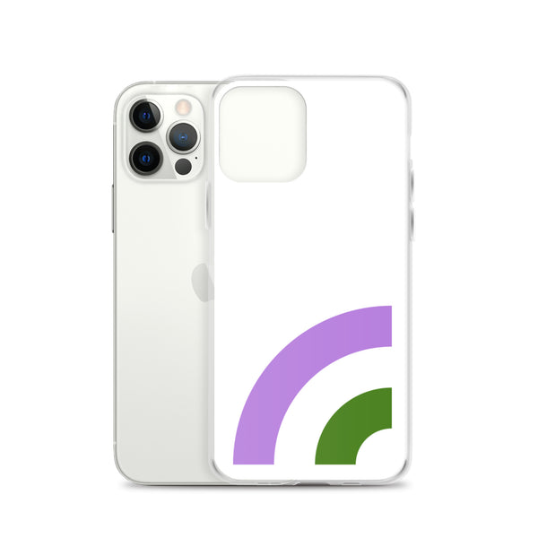 Genderqueer Pride Arched Flag LGBTQ+ iPhone Case