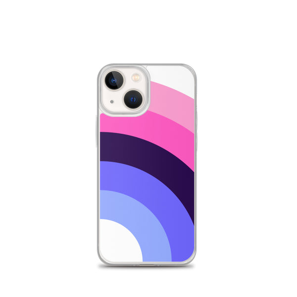 Omnisexual Pride Arched Large Flag LGBTQ+ iPhone Case