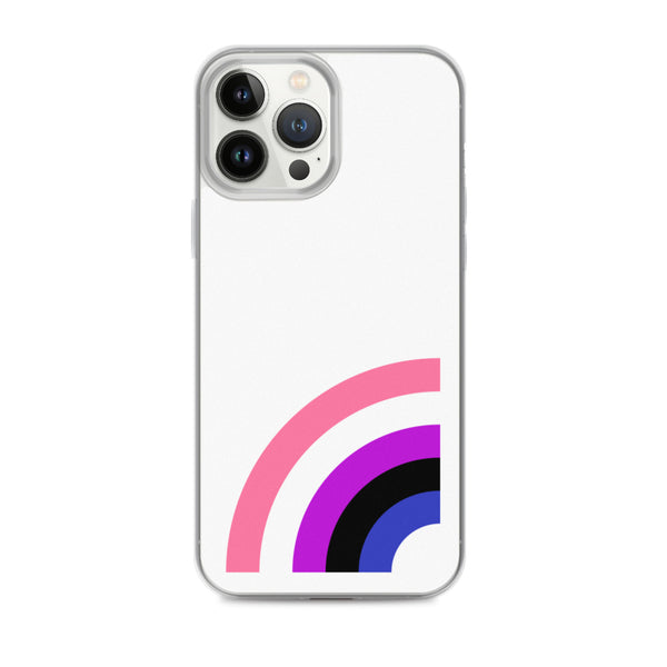 Genderfluid Pride Arched Flag LGBTQ+ iPhone Case