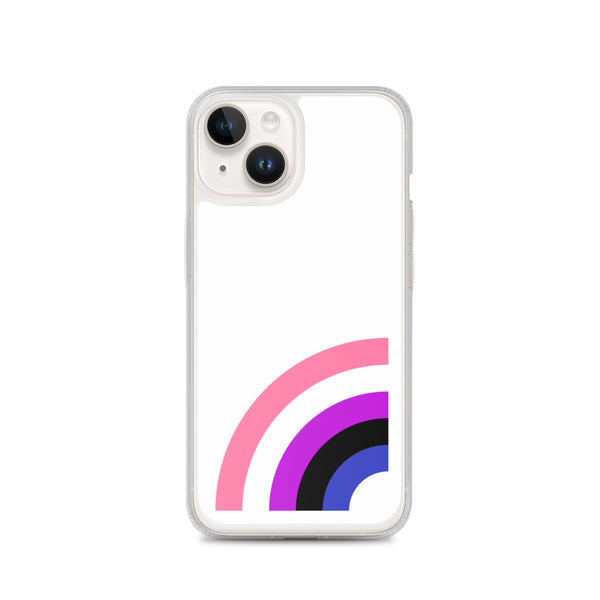 Genderfluid Pride Arched Flag LGBTQ+ iPhone Case
