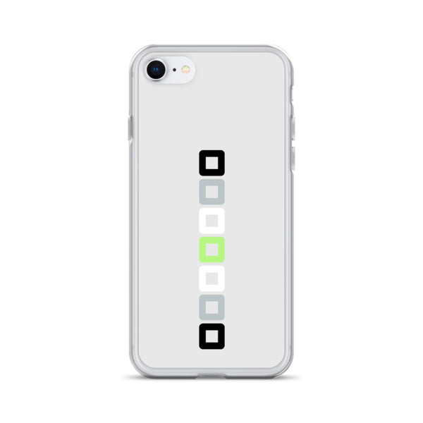Agender Pride Rounded Squares LGBTQ+ iPhone Case