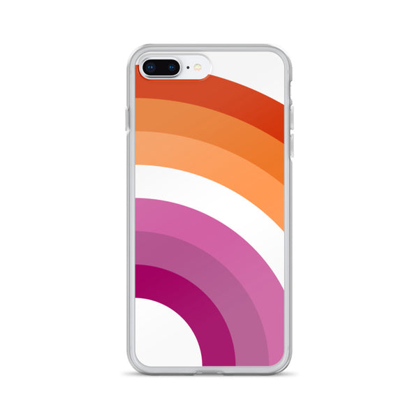 Lesbian Pride Arched Large Flag LGBTQ+ iPhone Case