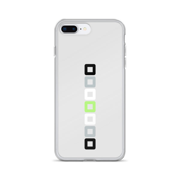 Agender Pride Rounded Squares LGBTQ+ iPhone Case