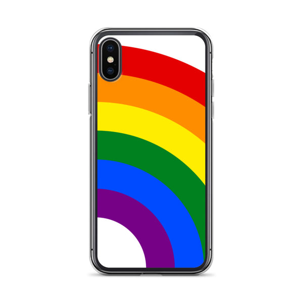 Gay Rainbow Pride Arched Large Flag LGBTQ+ iPhone Case