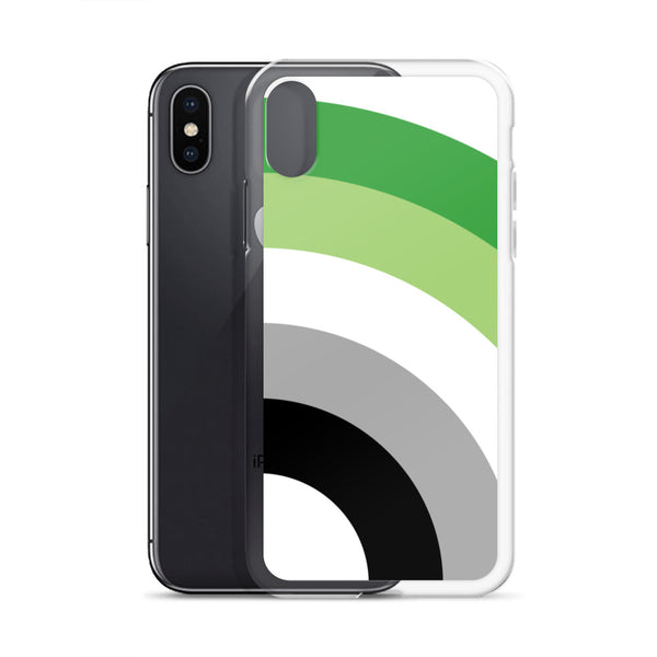 Aromantic Pride Arched Large Flag LGBTQ+ iPhone Case