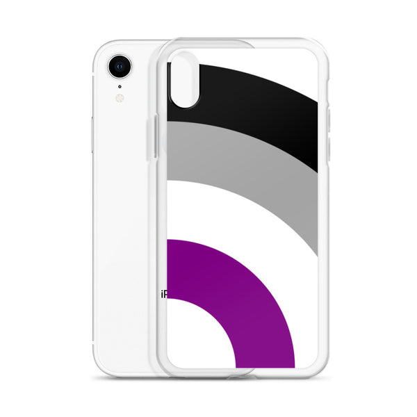 Asexual Pride Arched Large Flag LGBTQ+ iPhone Case