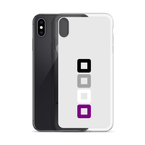 Asexual Pride Rounded Squares LGBTQ+ iPhone Case