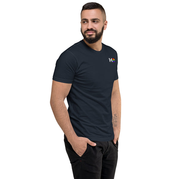 White H Human 2 LGBTQ+ Gay Pride Men's Short Sleeve T-shirt
