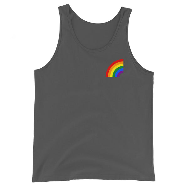 Gay Pride Arched Rainbow Flag Unisex Fit Tank Top