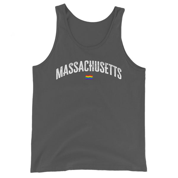 Massachusetts Gay Pride LGBTQ+ Unisex Tank Top