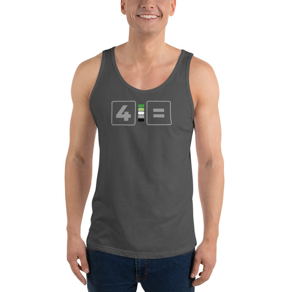 For Aromantic Equality Pride Colors LGBTQ+ Unisex Tank Top
