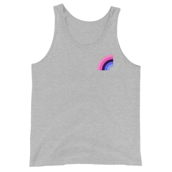 Omnisexual Pride Arched Flag Unisex Fit Tank Top