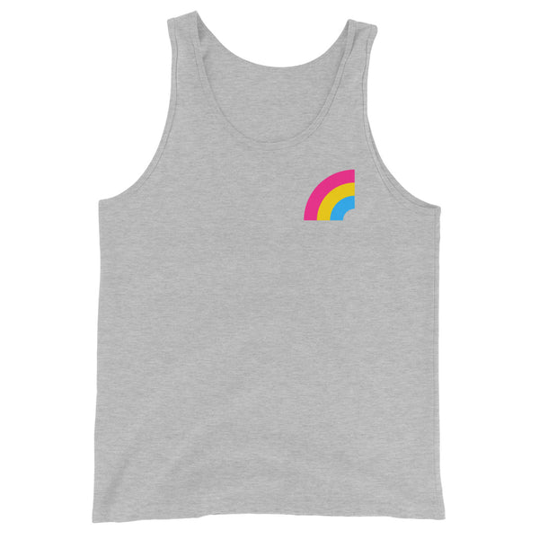 Pansexual Pride Arched Flag Unisex Fit Tank Top