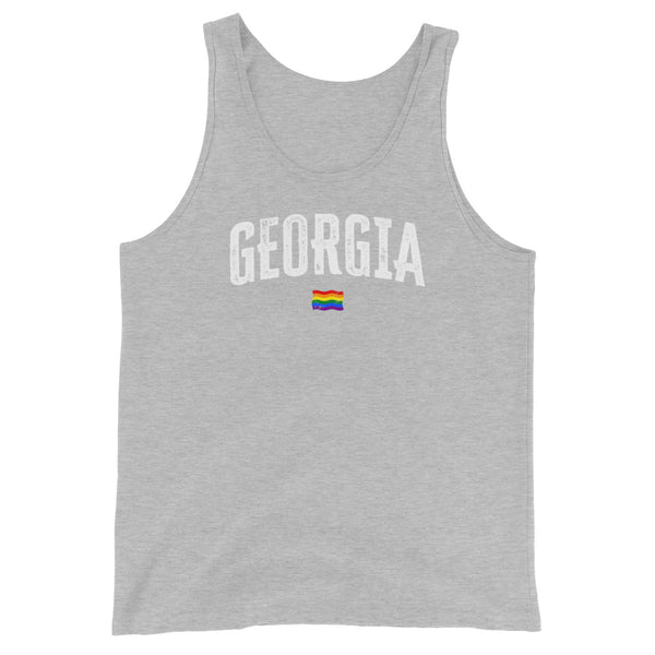 Georgia Gay Pride LGBTQ+ Unisex Tank Top