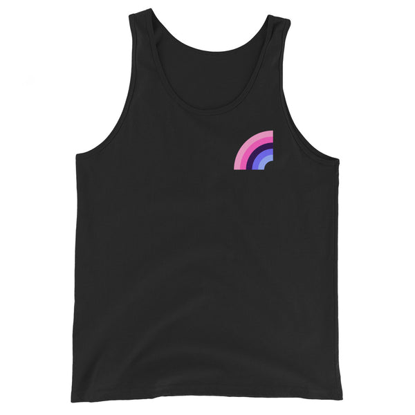 Omnisexual Pride Arched Flag Unisex Fit Tank Top