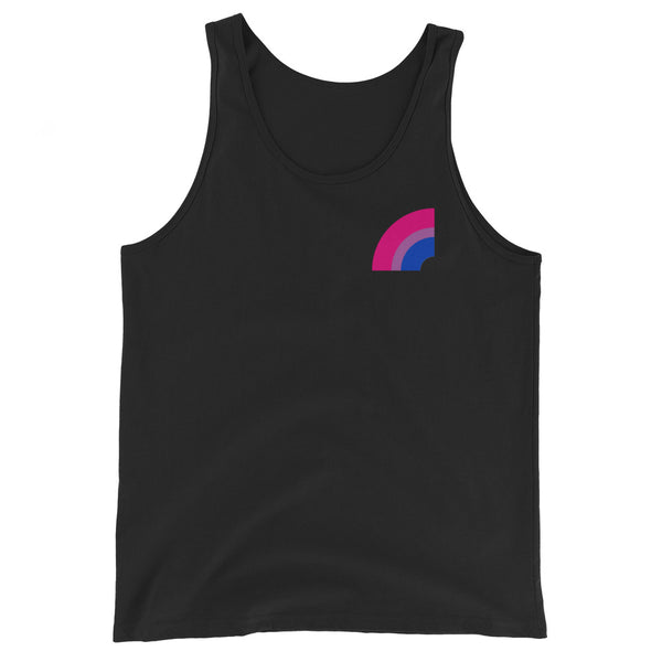 Bisexual Pride Arched Flag Unisex Fit Tank Top