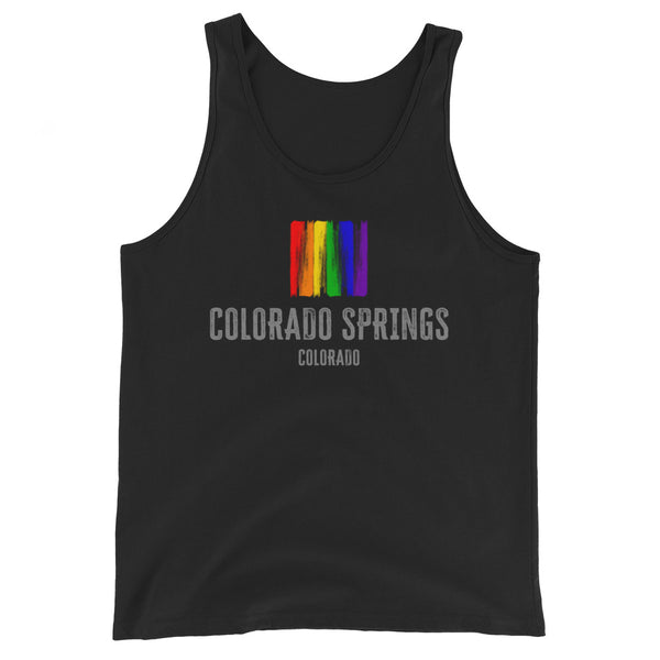 Colorado Springs CO Gay Pride Unisex Tank Top