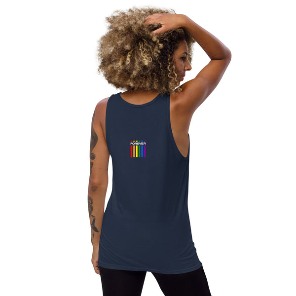 Colored Forever Proud Graphic LGBTQ+ Gay Pride Unisex Tank Top