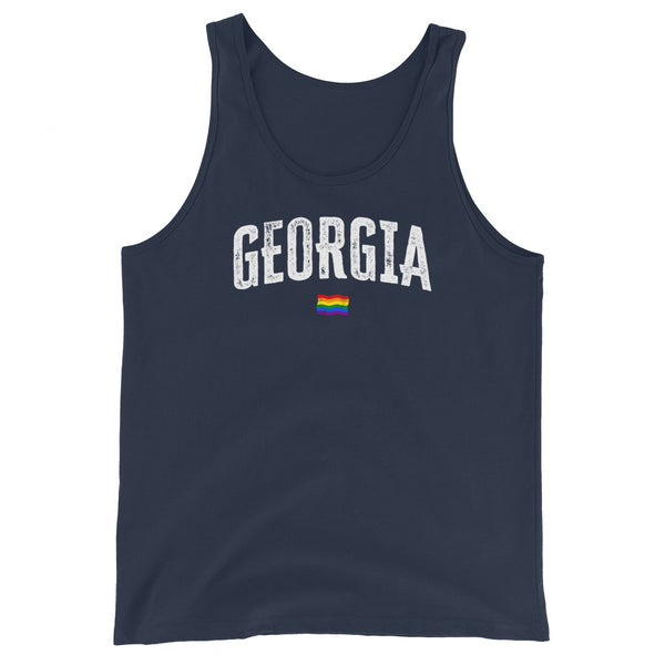 Georgia Gay Pride LGBTQ+ Unisex Tank Top