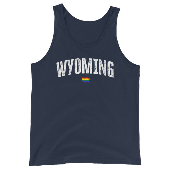 Wyoming Gay Pride LGBTQ+ Unisex Tank Top