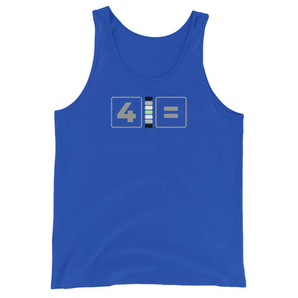For Agender Equality Pride Colors LGBTQ+ Unisex Tank Top