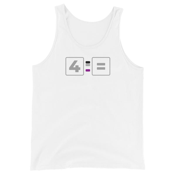For Asexual Equality Pride Colors LGBTQ+ Unisex Tank Top