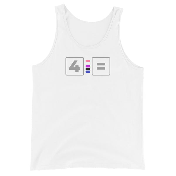 For Genderfluid Equality Pride Colors LGBTQ+ Unisex Tank Top