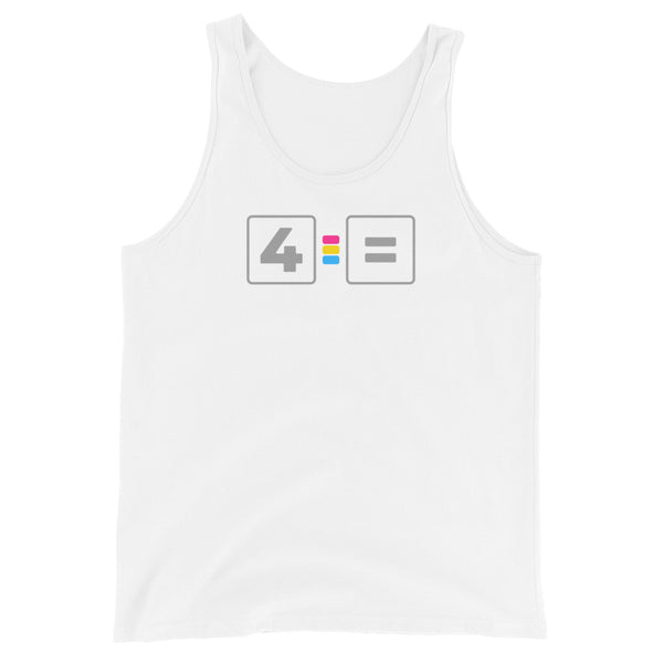 For Pansexual Equality Pride Colors LGBTQ+ Unisex Tank Top