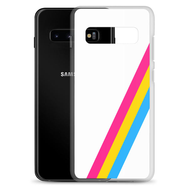 Pansexual Diagonal Flag Colors LGBTQ+ Samsung Phone Case