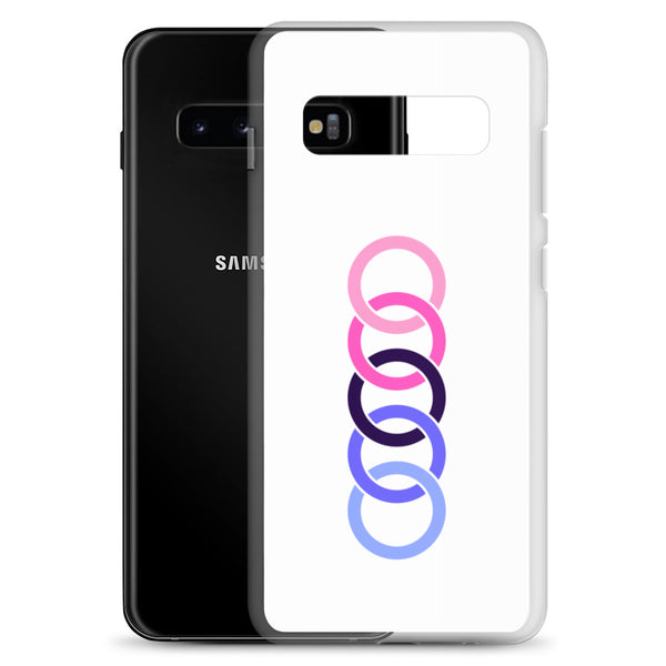 Omnisexual Pride Colors Vertical Circles LGBTQ+ Samsung Phone Case