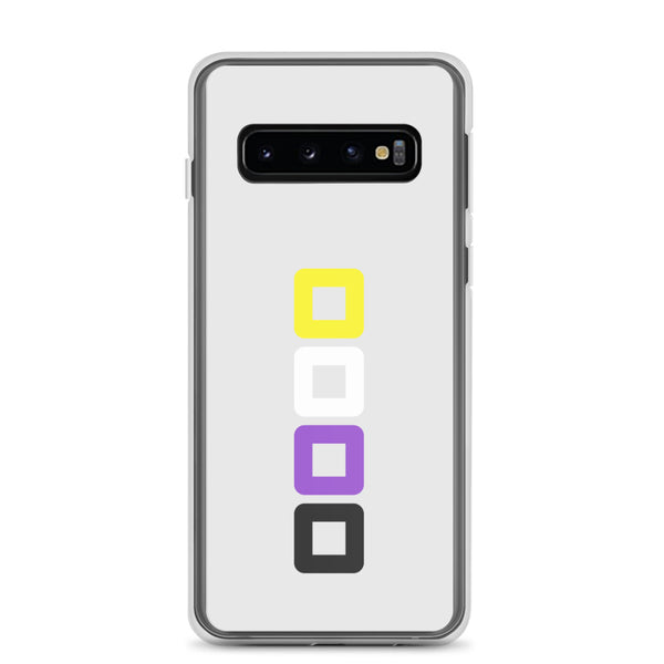 Non-binary Pride Rounded Squares LGBTQ+ Samsung Phone Case