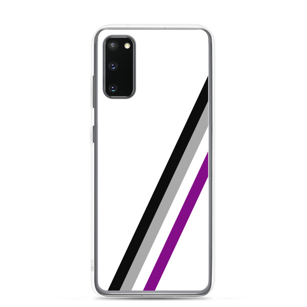 Asexual Diagonal Flag Colors LGBTQ+ Samsung Phone Case
